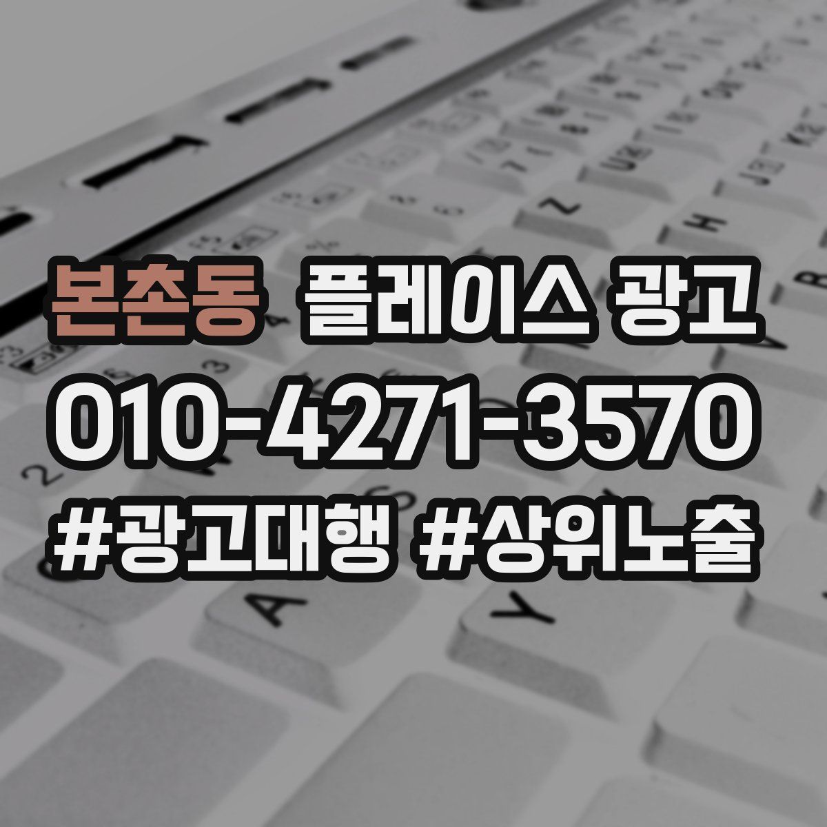본촌동 플레이스 광고
