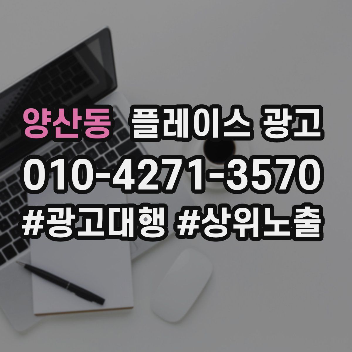 양산동 플레이스 광고