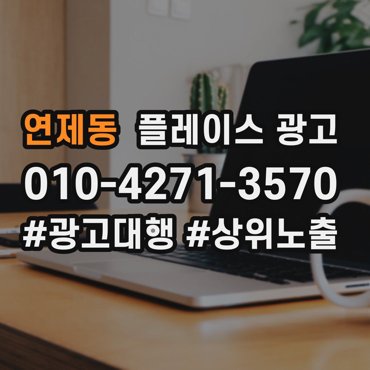 연제동 플레이스 광고