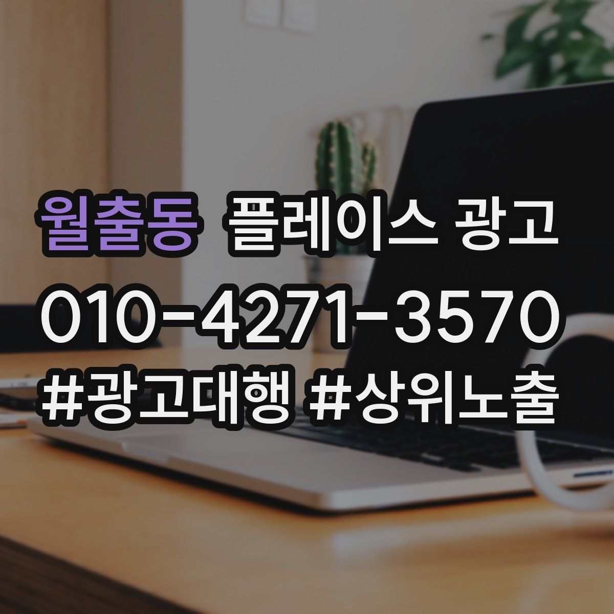 월출동 플레이스 광고