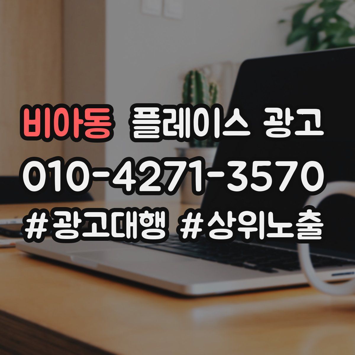 비아동 플레이스 광고