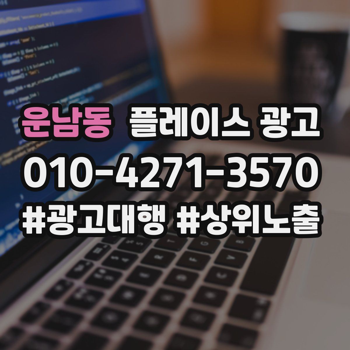 운남동 플레이스 광고