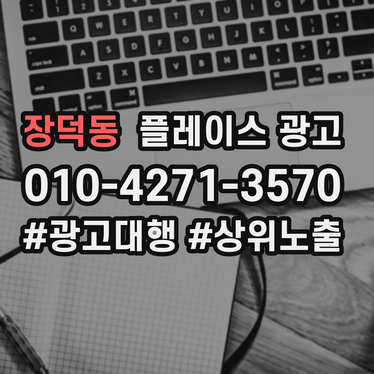 장덕동 플레이스 광고