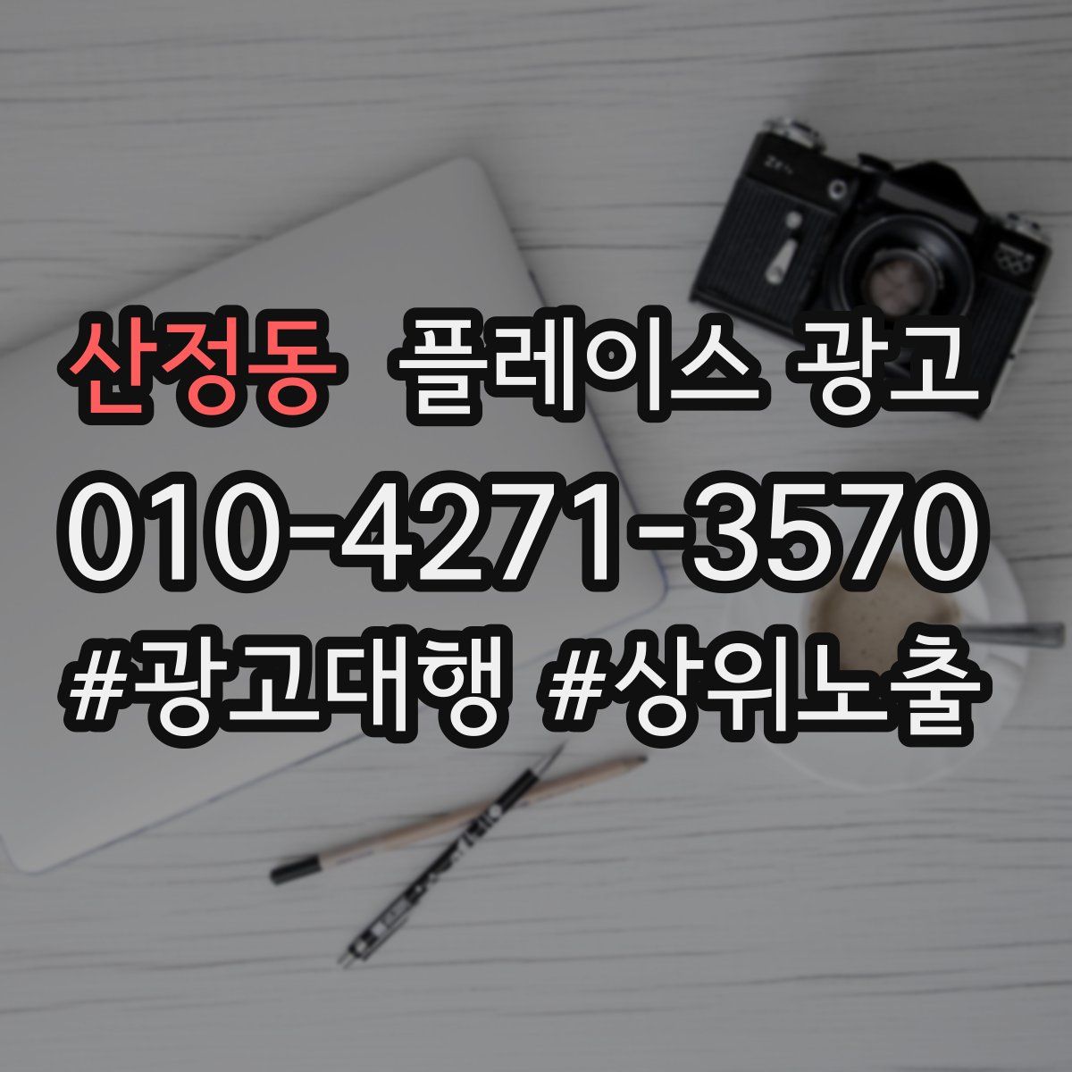 산정동 플레이스 광고