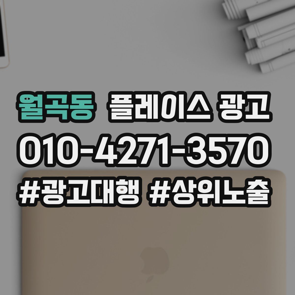 월곡동 플레이스 광고