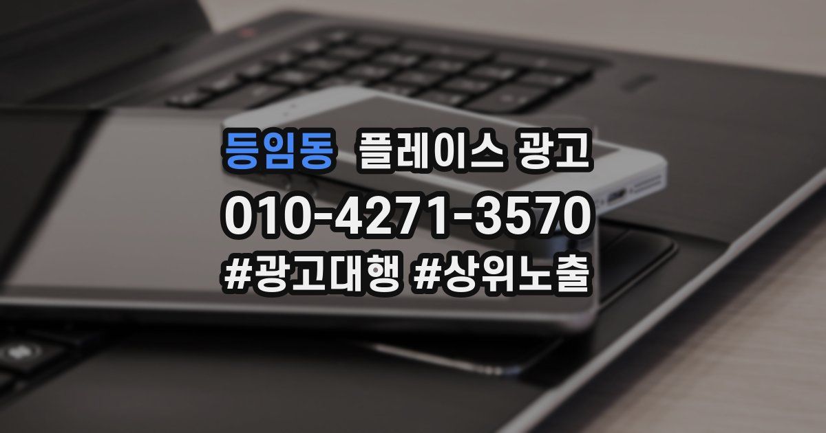 등임동 플레이스 광고