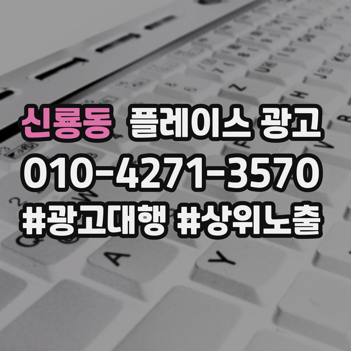신룡동 플레이스 광고