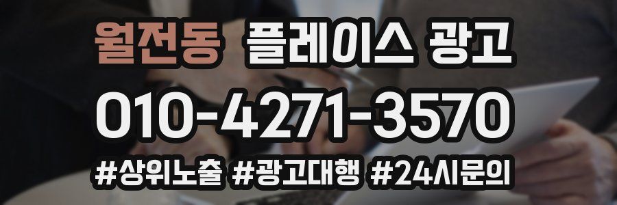 월전동 플레이스 광고