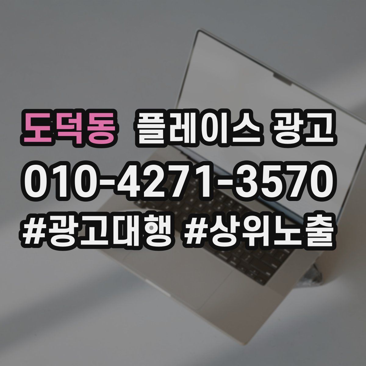 도덕동 플레이스 광고