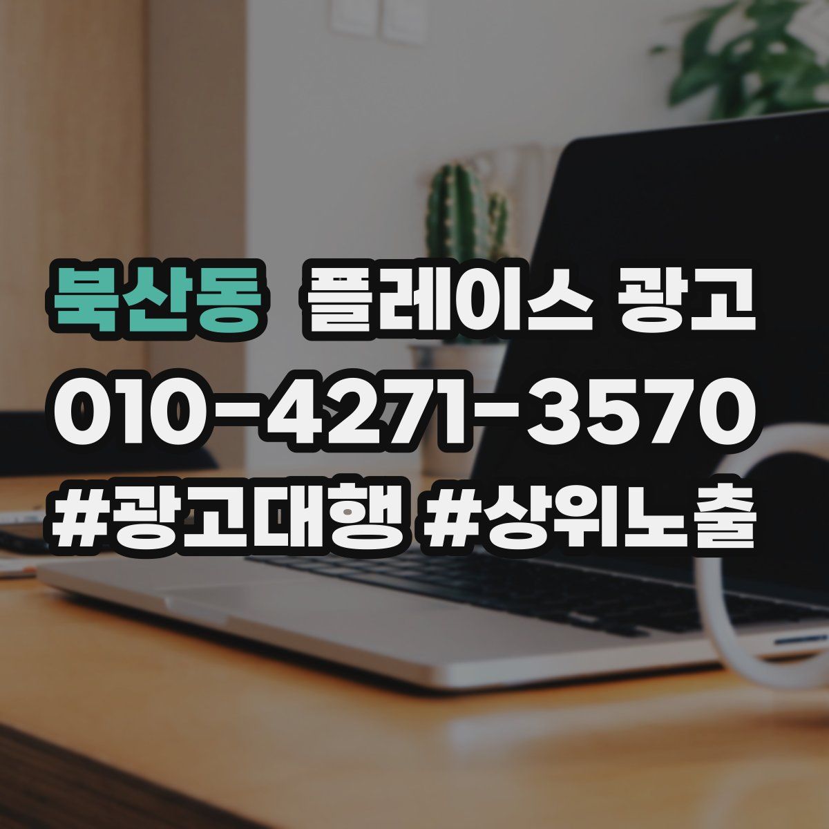 북산동 플레이스 광고