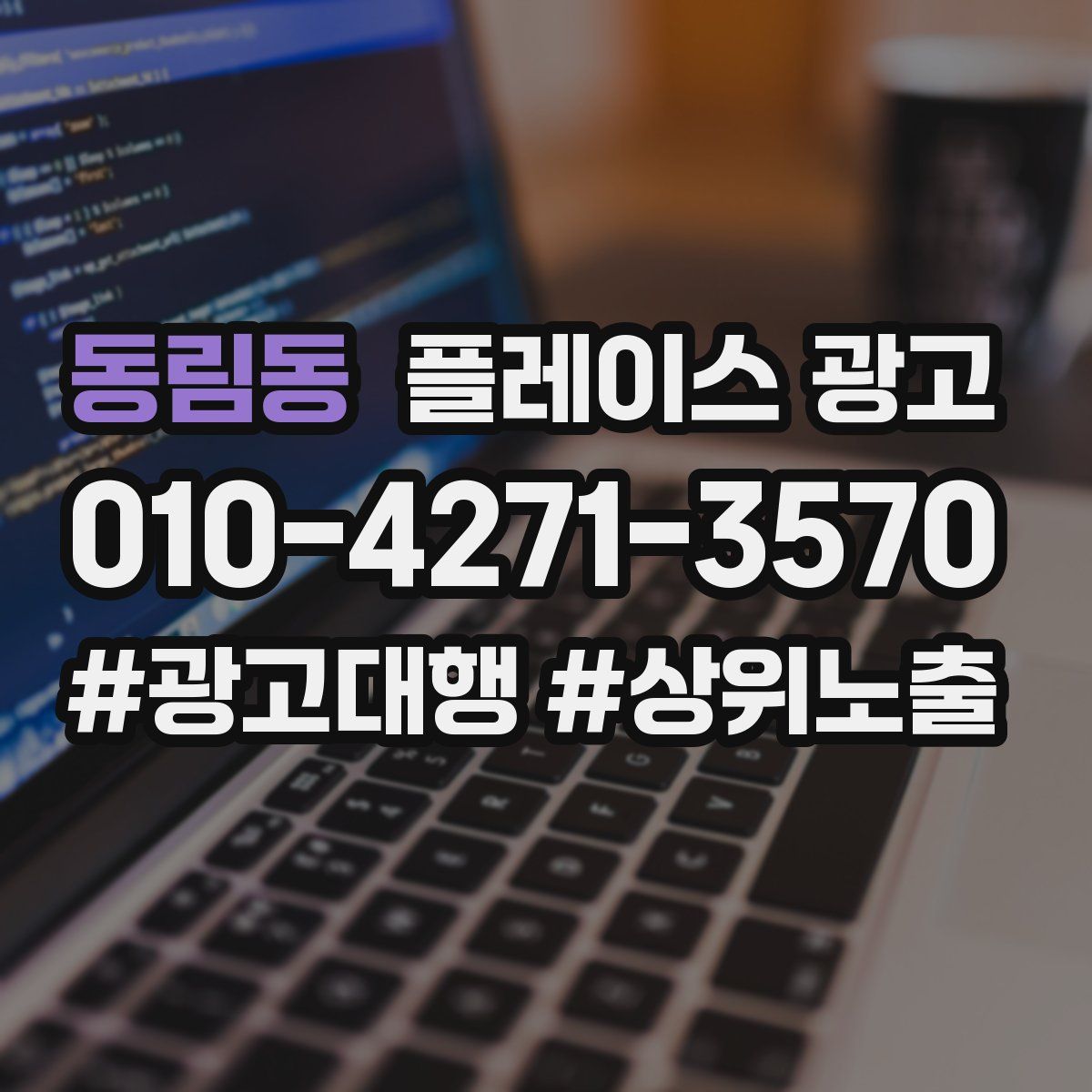 동림동 플레이스 광고