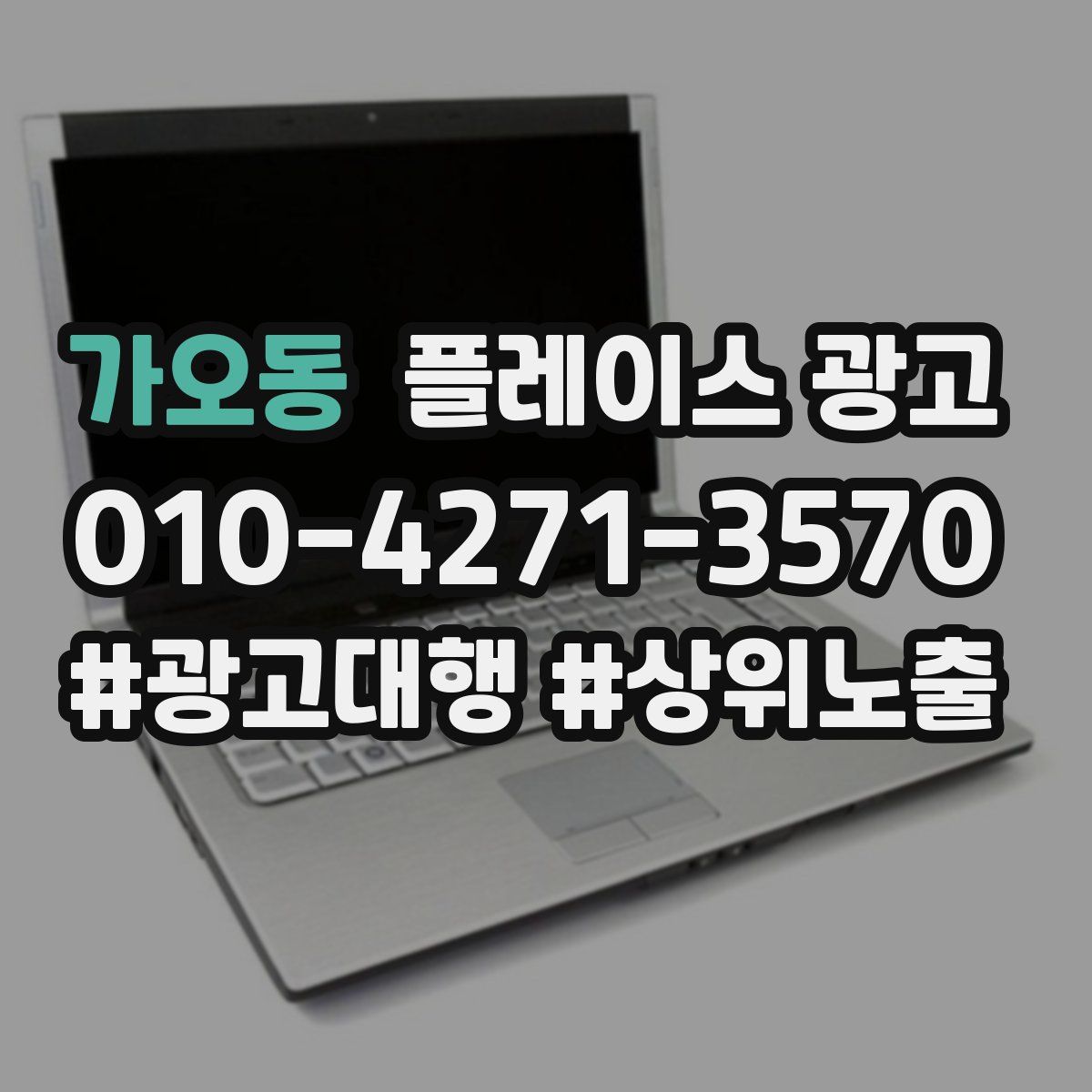 가오동 플레이스 광고