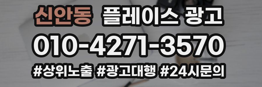 신안동 플레이스 광고