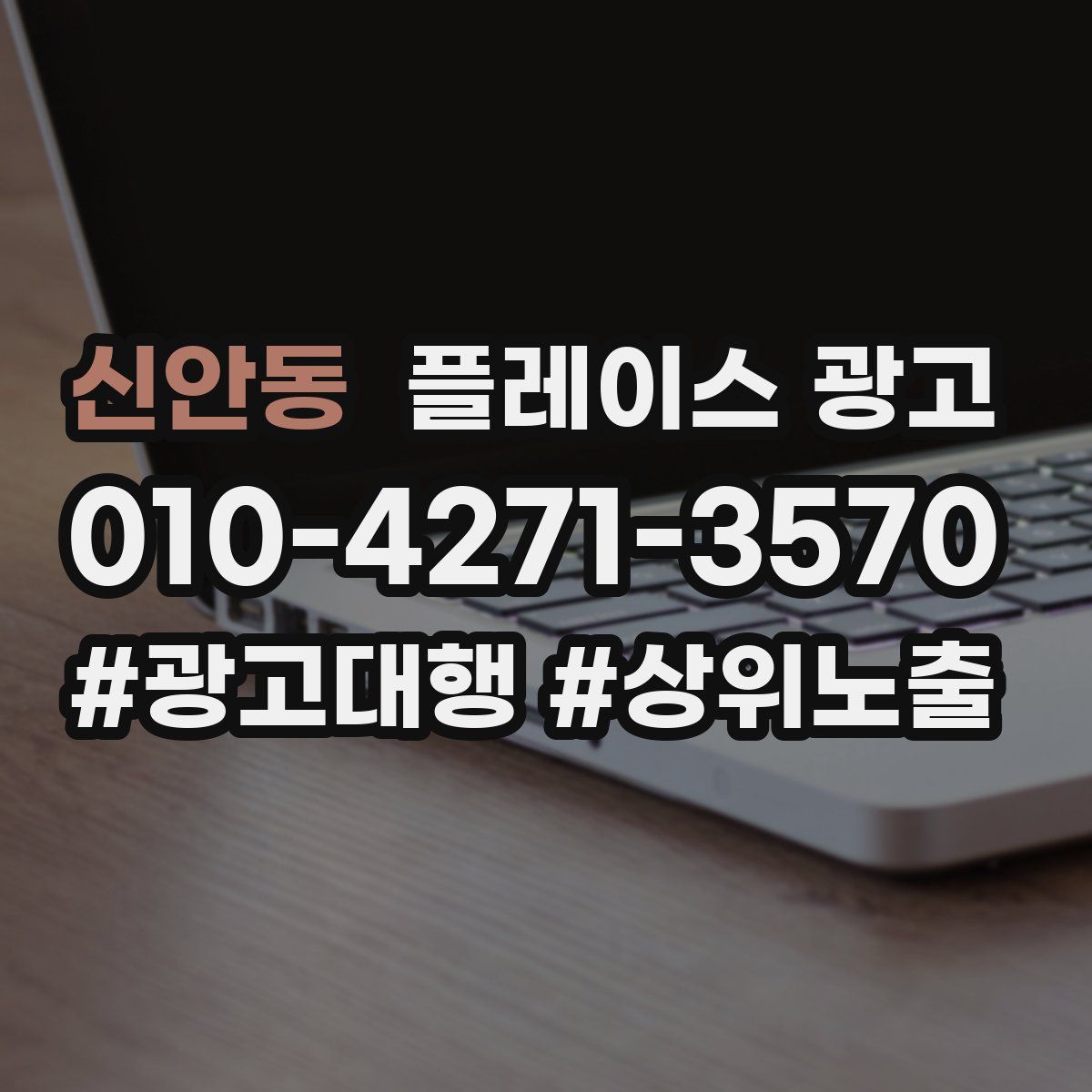 신안동 플레이스 광고
