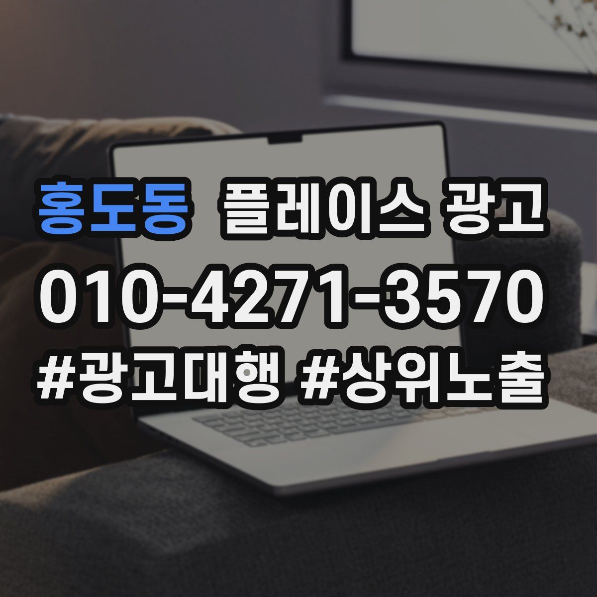 홍도동 플레이스 광고