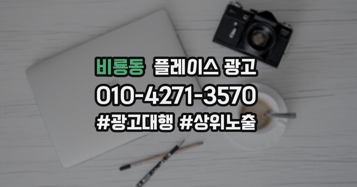 비룡동 플레이스 광고