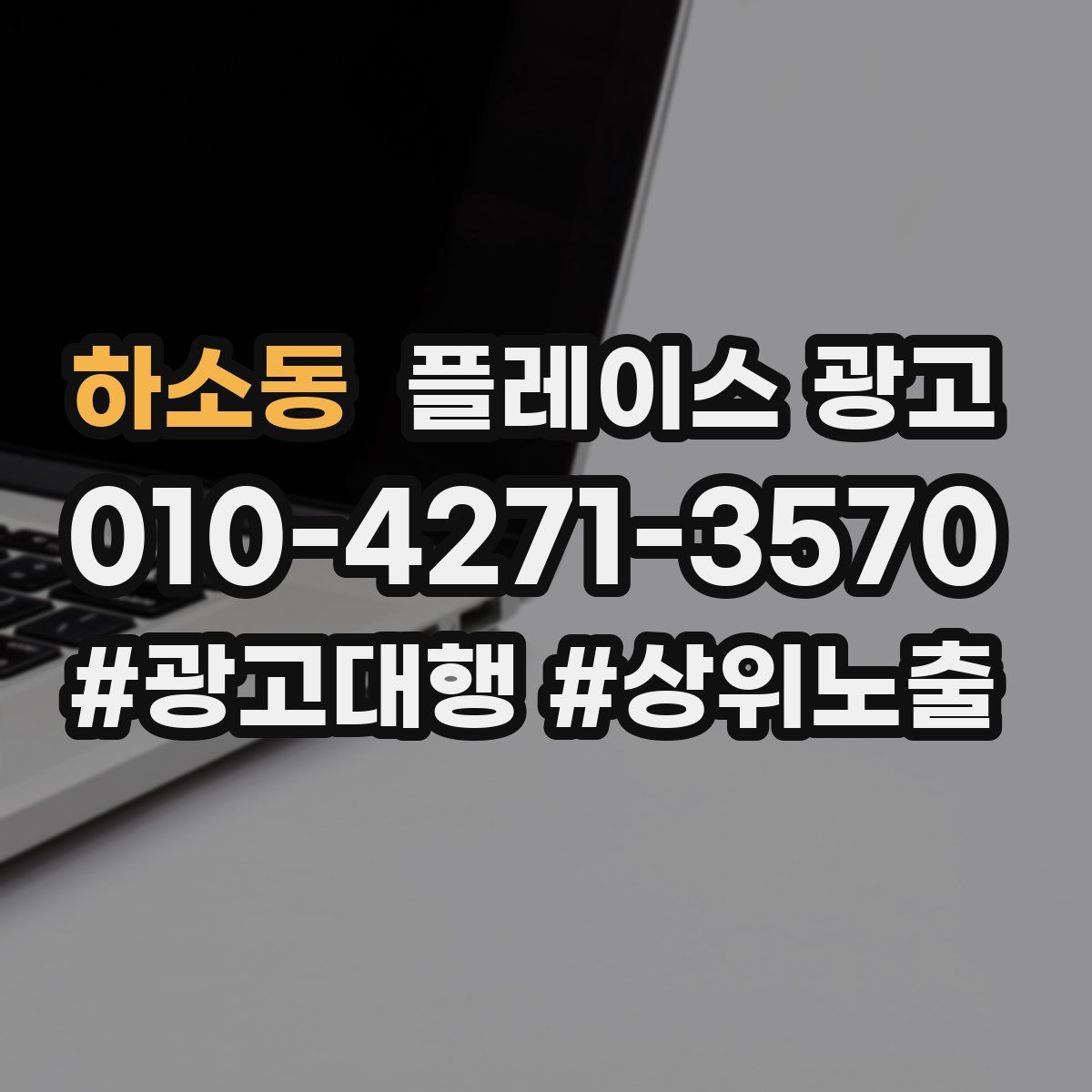하소동 플레이스 광고