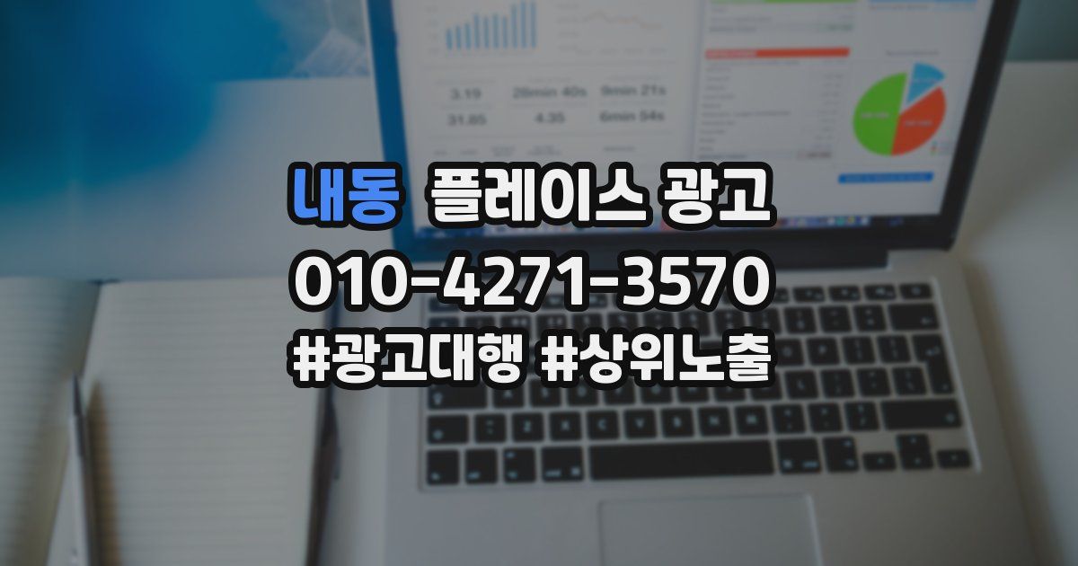 내동 플레이스 광고