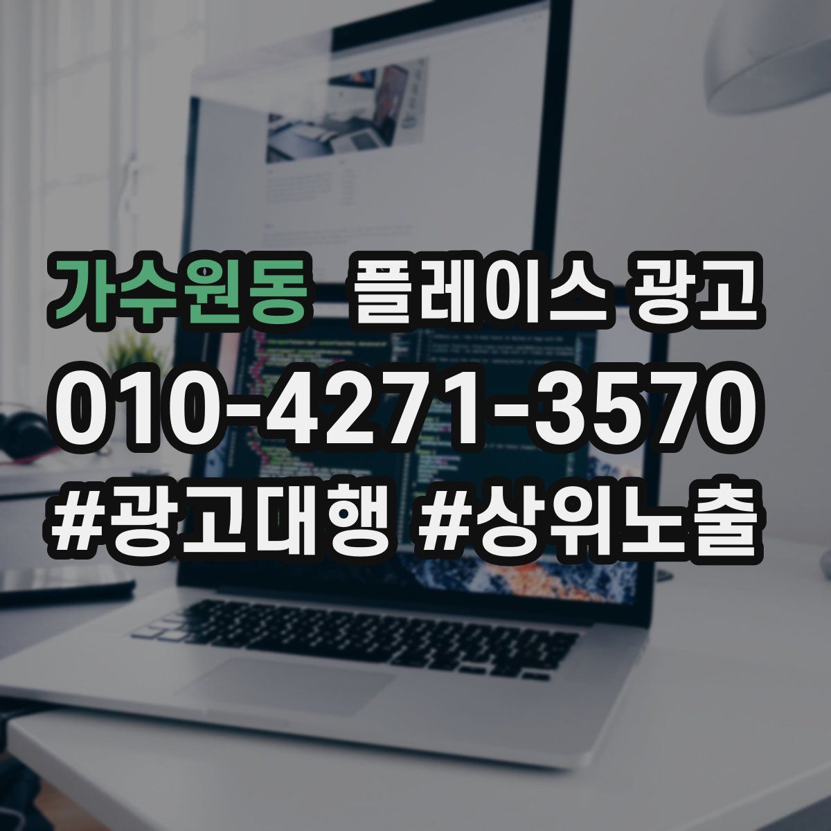 가수원동 플레이스 광고