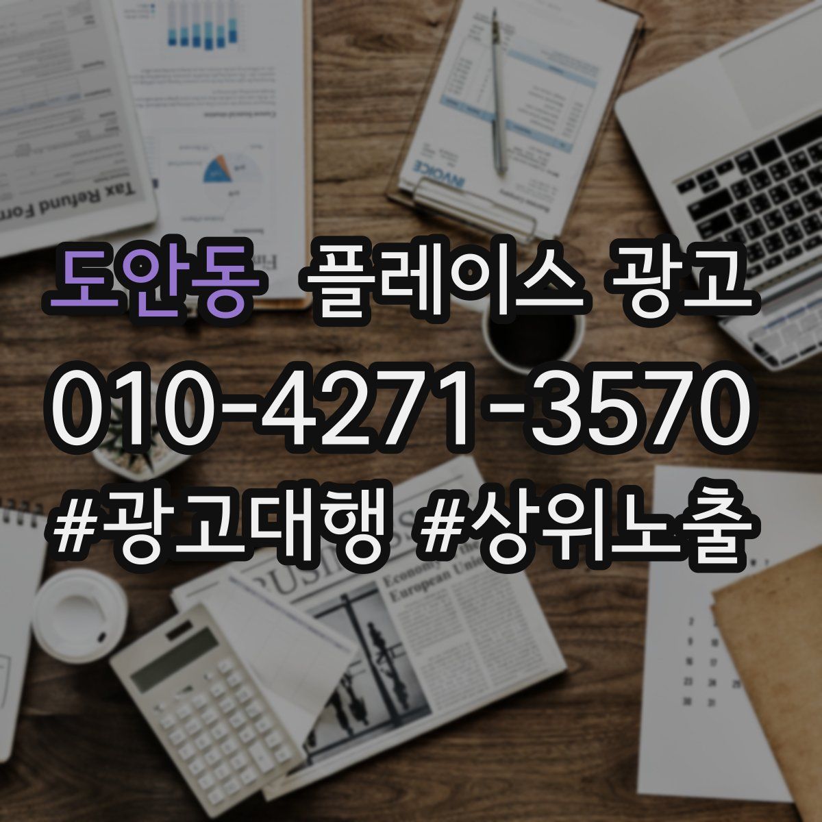 도안동 플레이스 광고