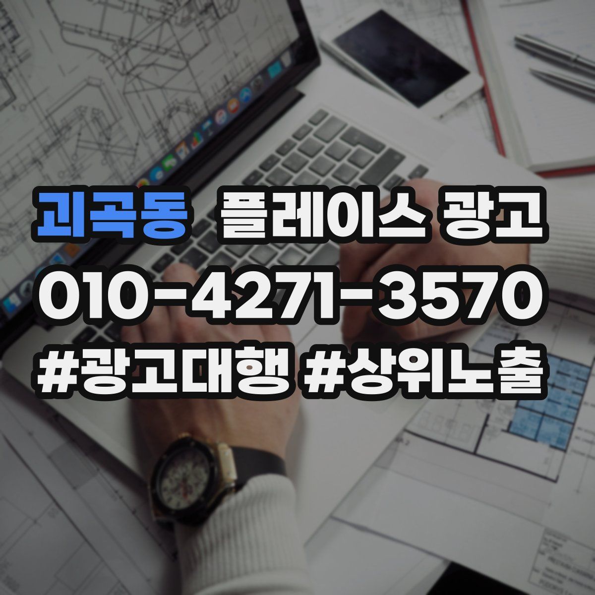 괴곡동 플레이스 광고