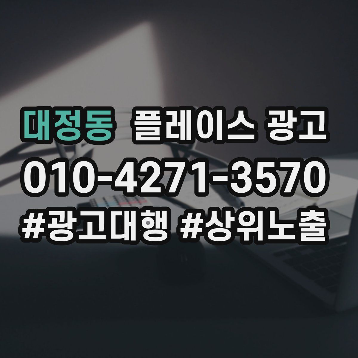대정동 플레이스 광고