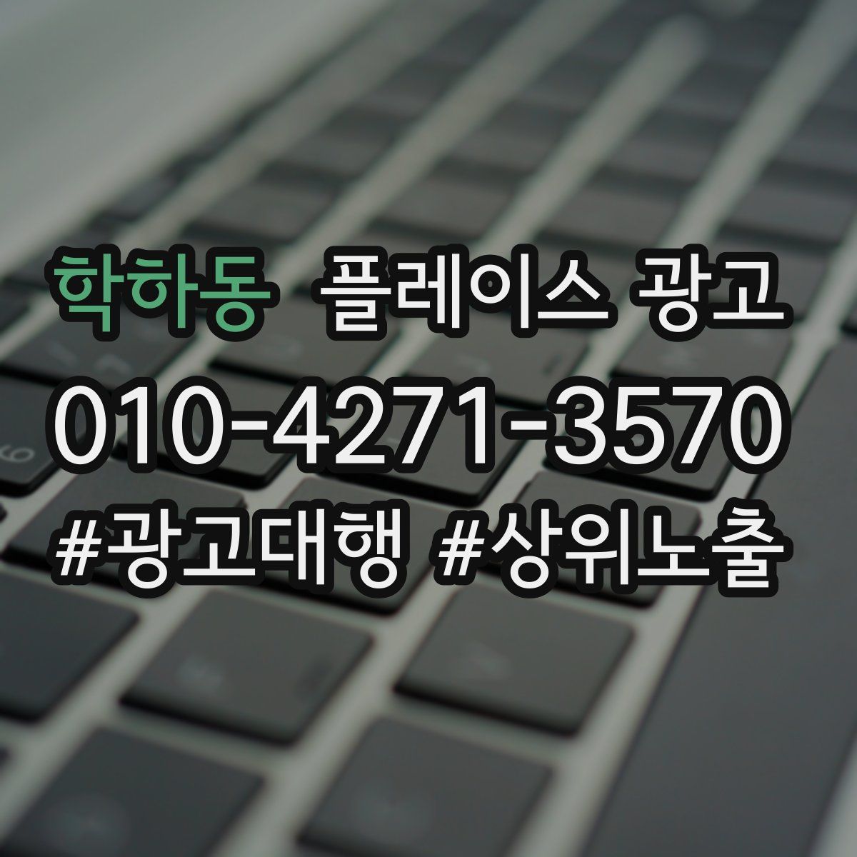 학하동 플레이스 광고