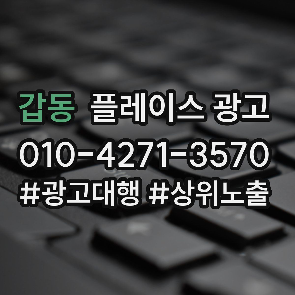 갑동 플레이스 광고