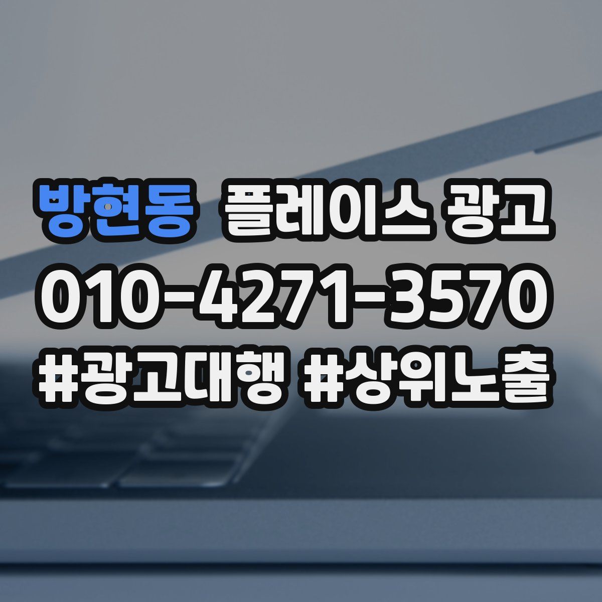 방현동 플레이스 광고