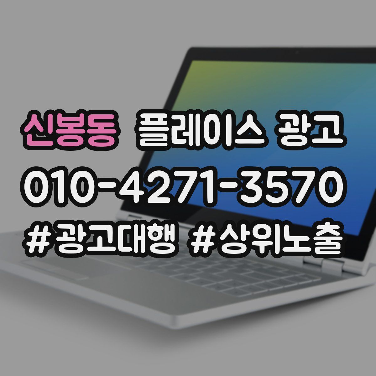 신봉동 플레이스 광고