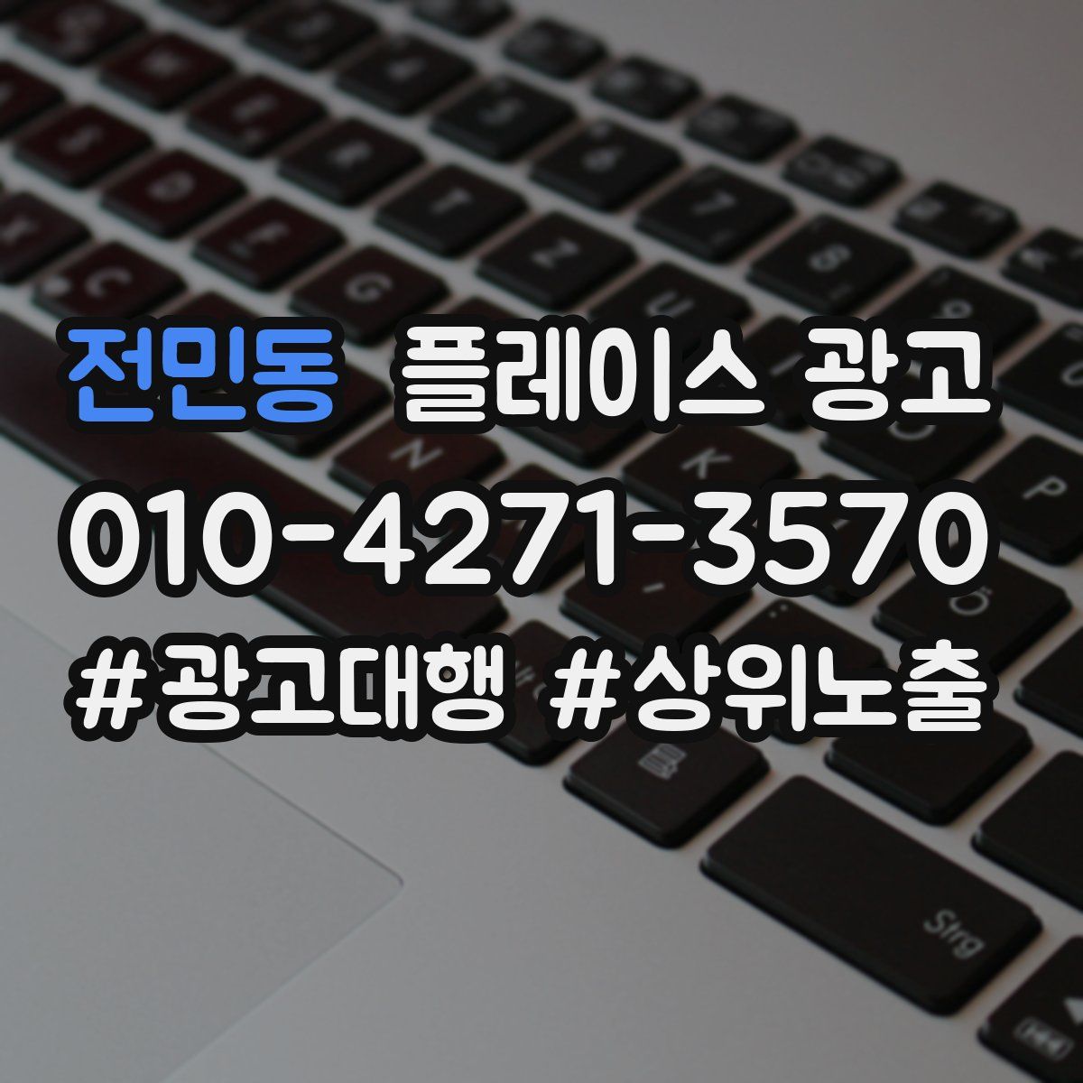 전민동 플레이스 광고