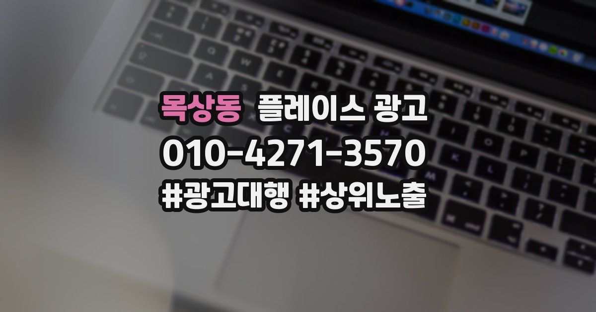 목상동 플레이스 광고