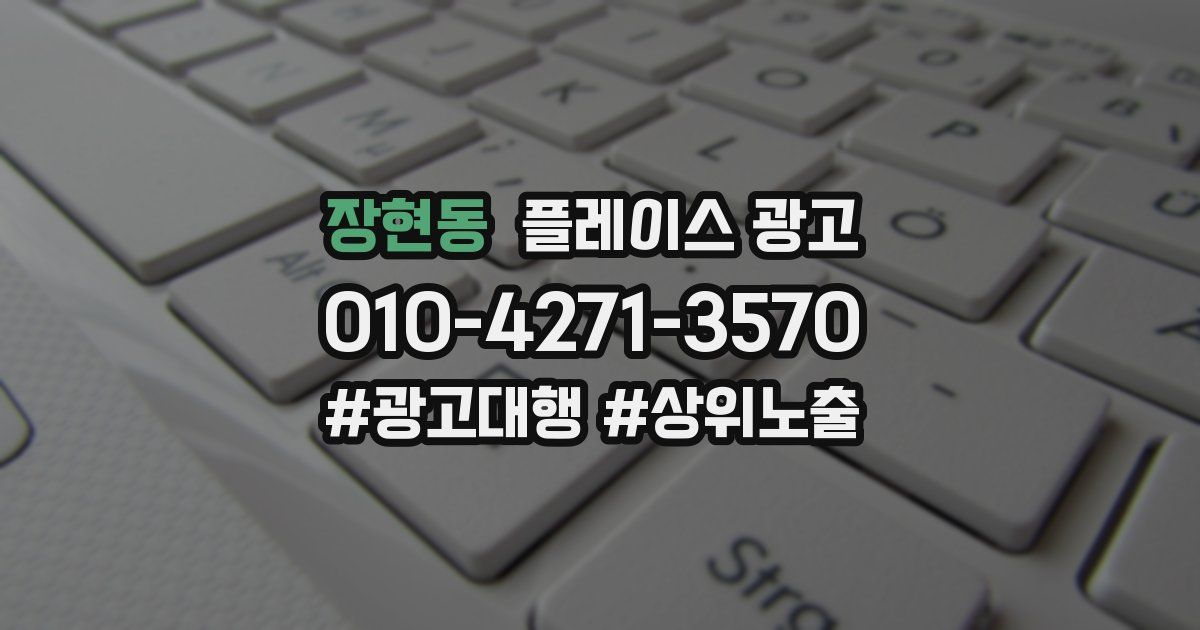 장현동 플레이스 광고