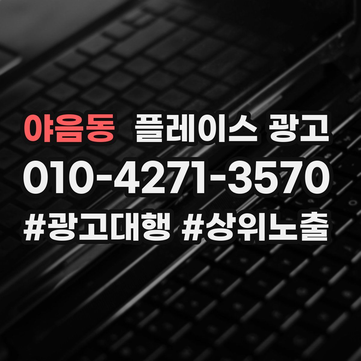 야음동 플레이스 광고