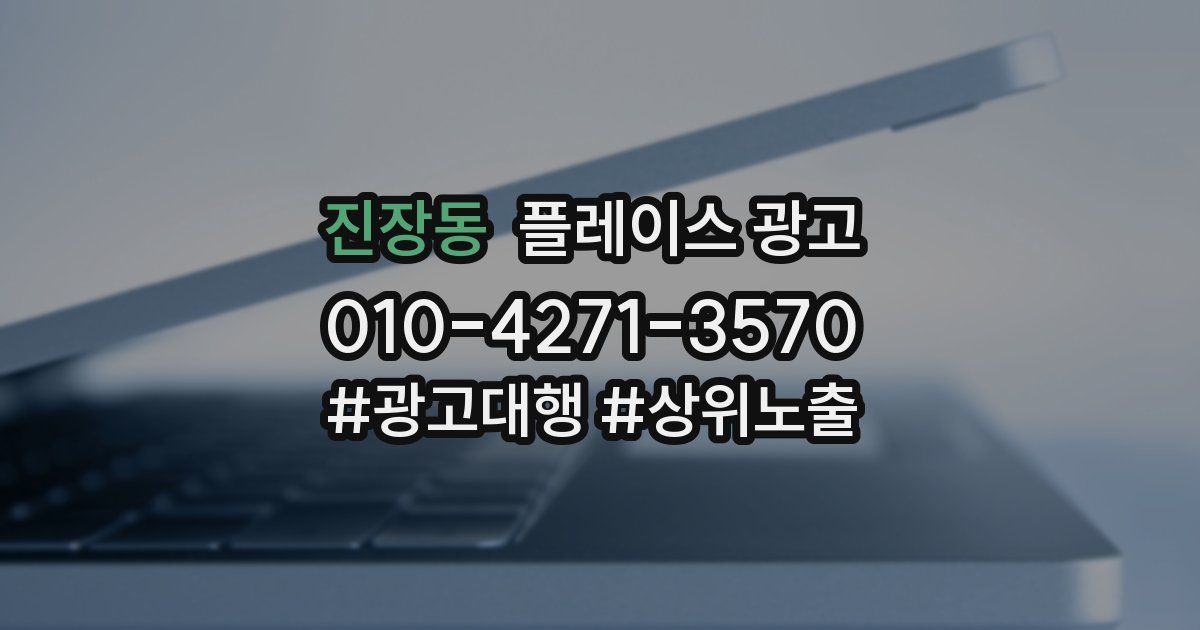 진장동 플레이스 광고