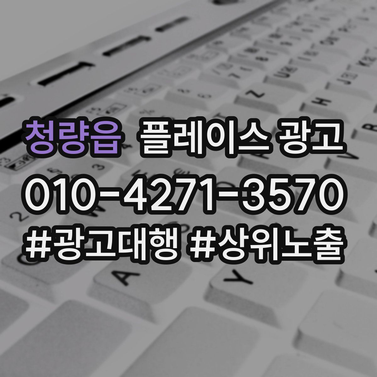 청량읍 플레이스 광고