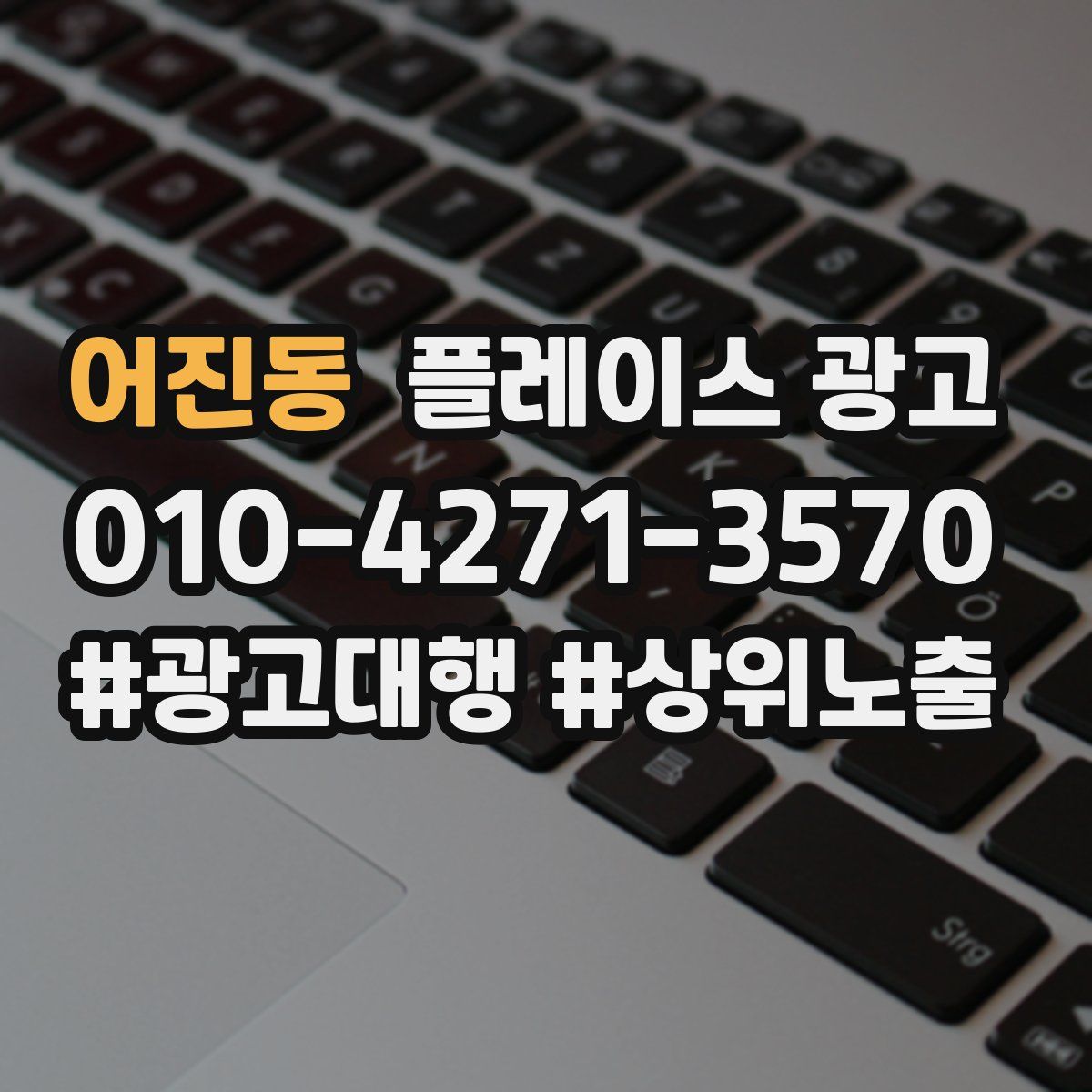 어진동 플레이스 광고