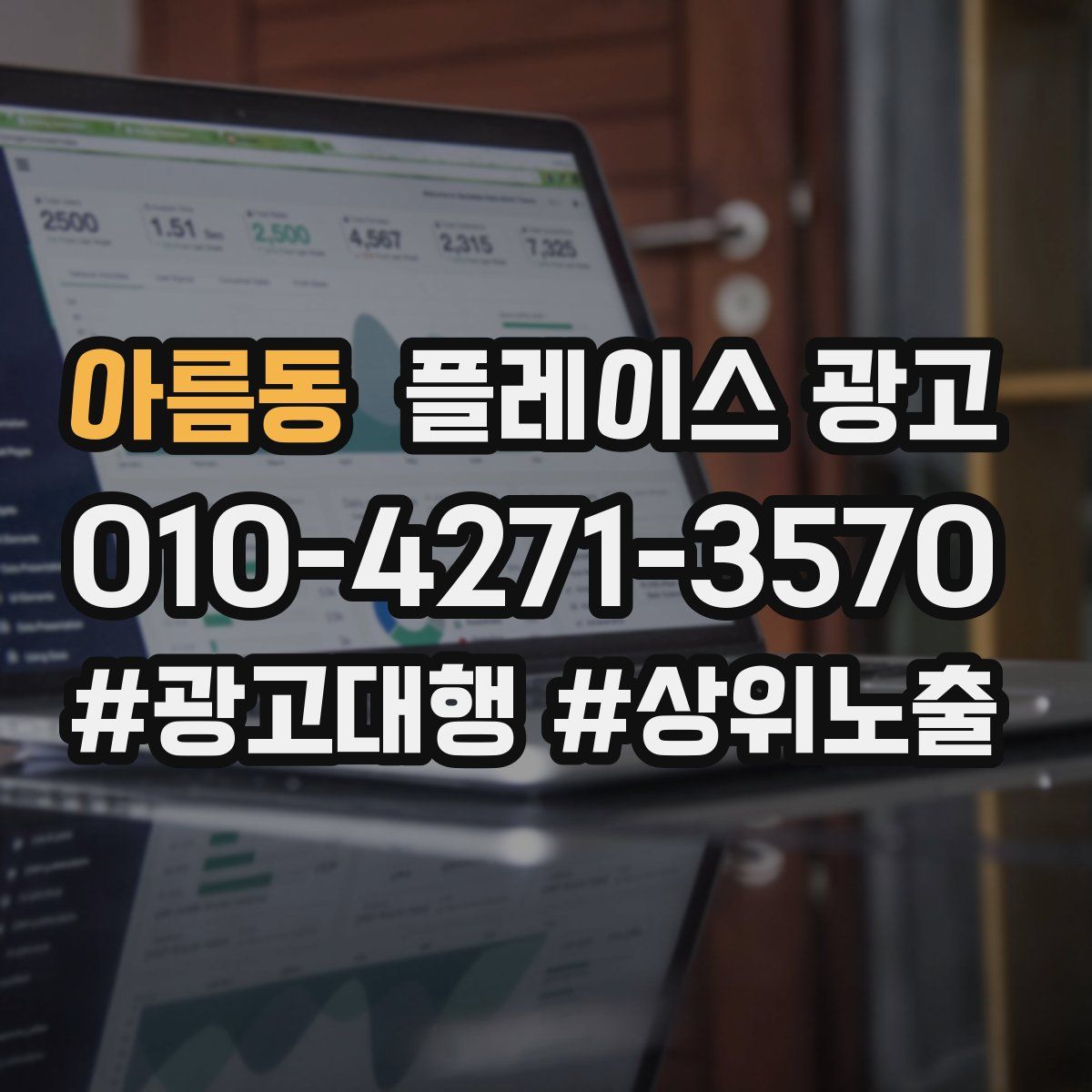 아름동 플레이스 광고