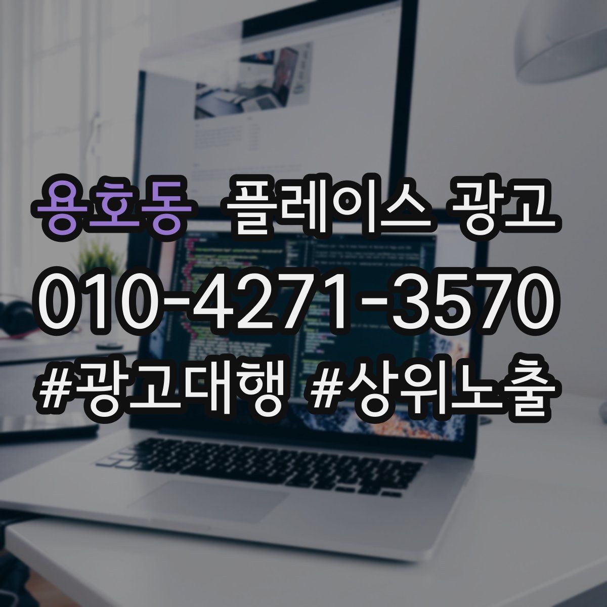 용호동 플레이스 광고