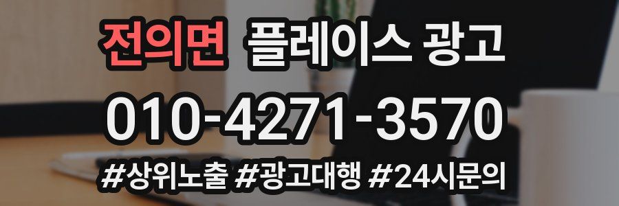 전의면 플레이스 광고