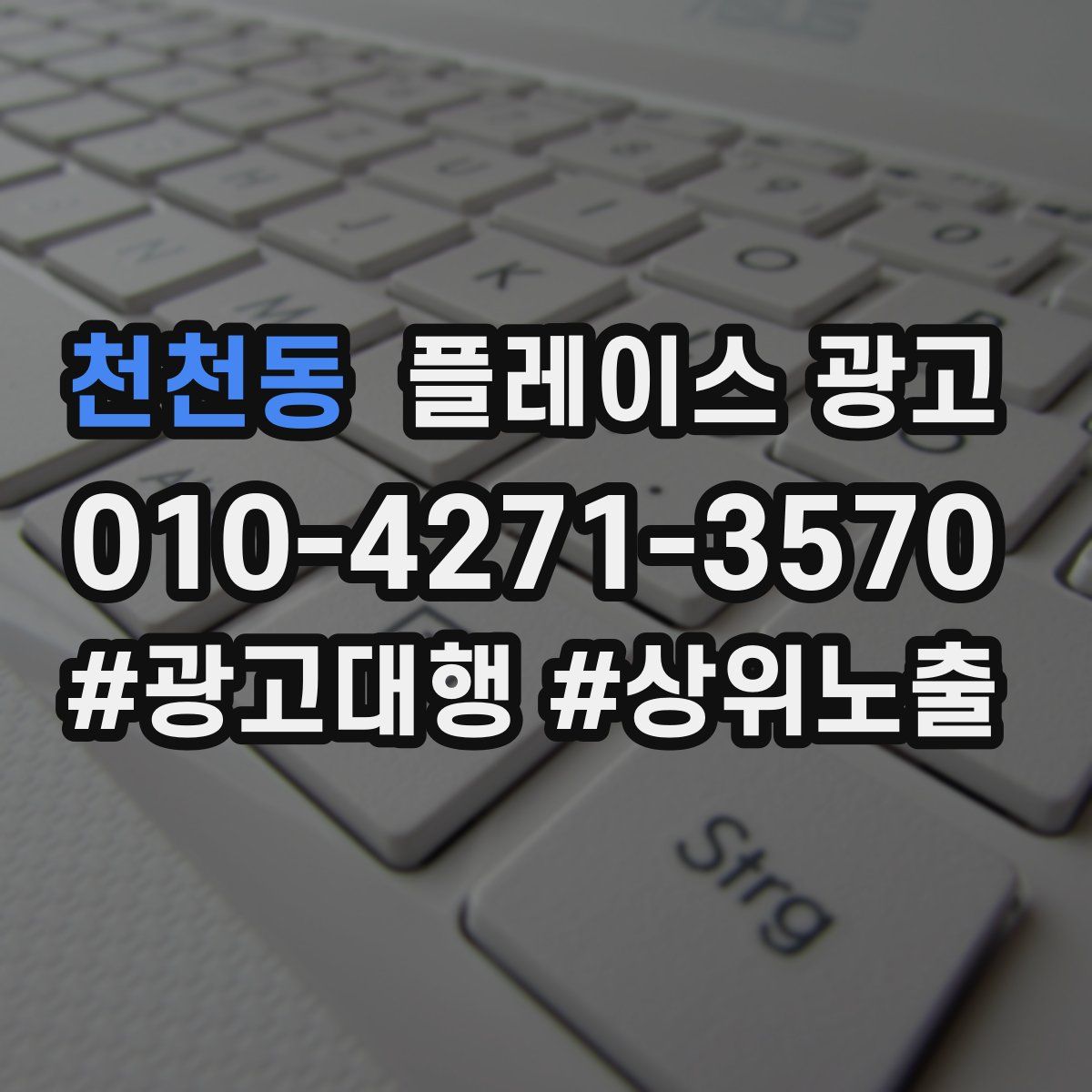 천천동 플레이스 광고
