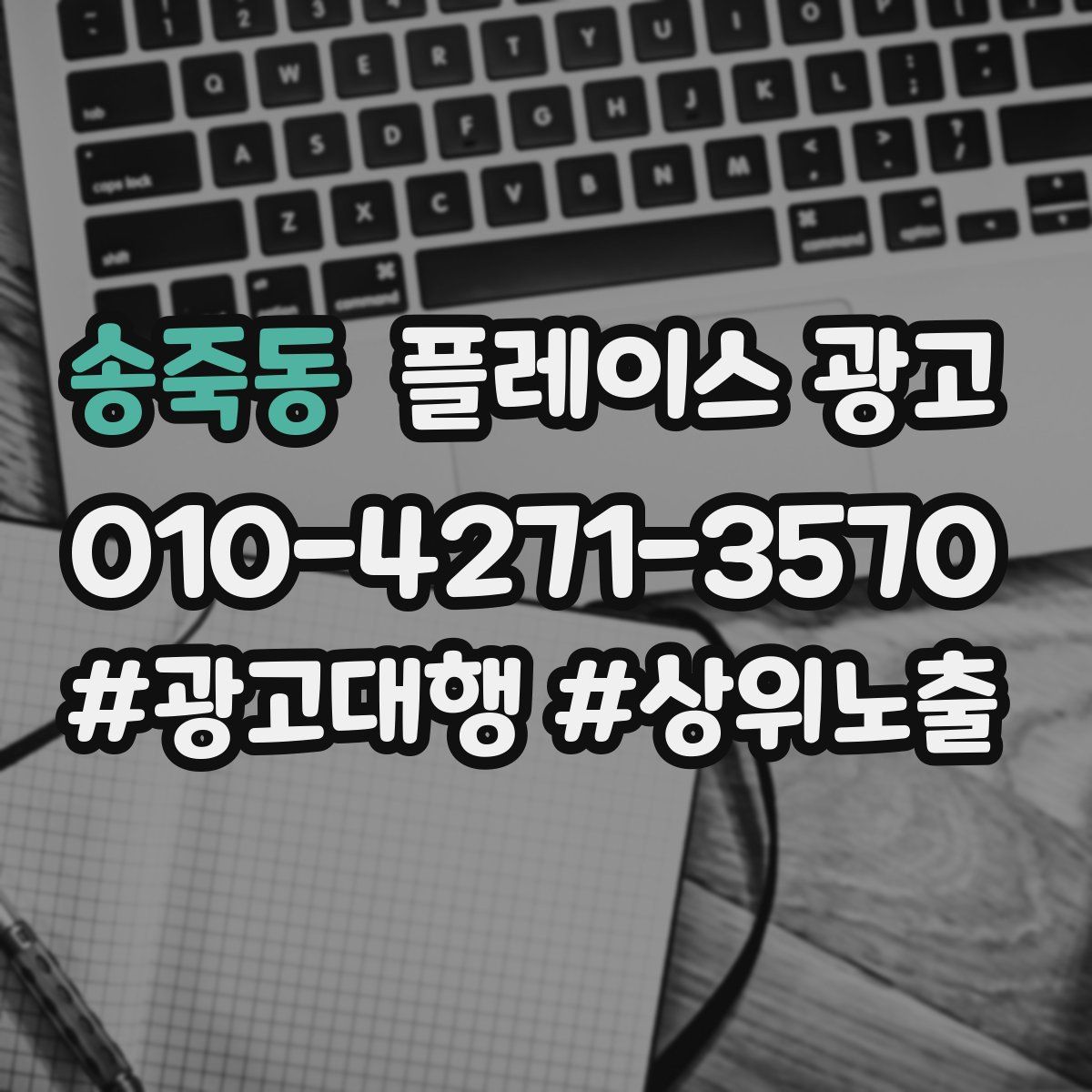 송죽동 플레이스 광고