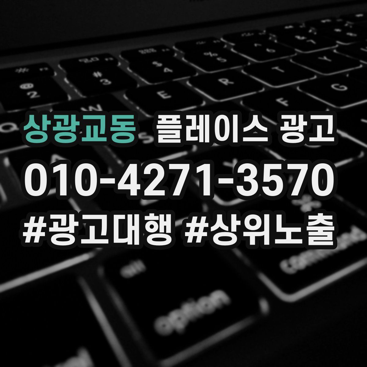 상광교동 플레이스 광고