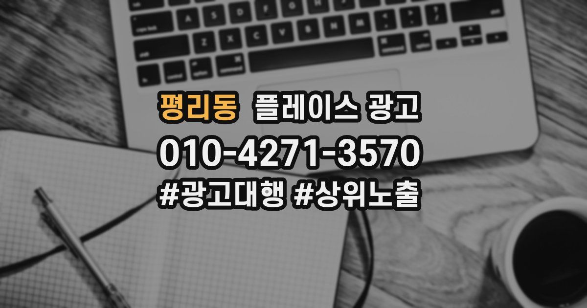 평리동 플레이스 광고