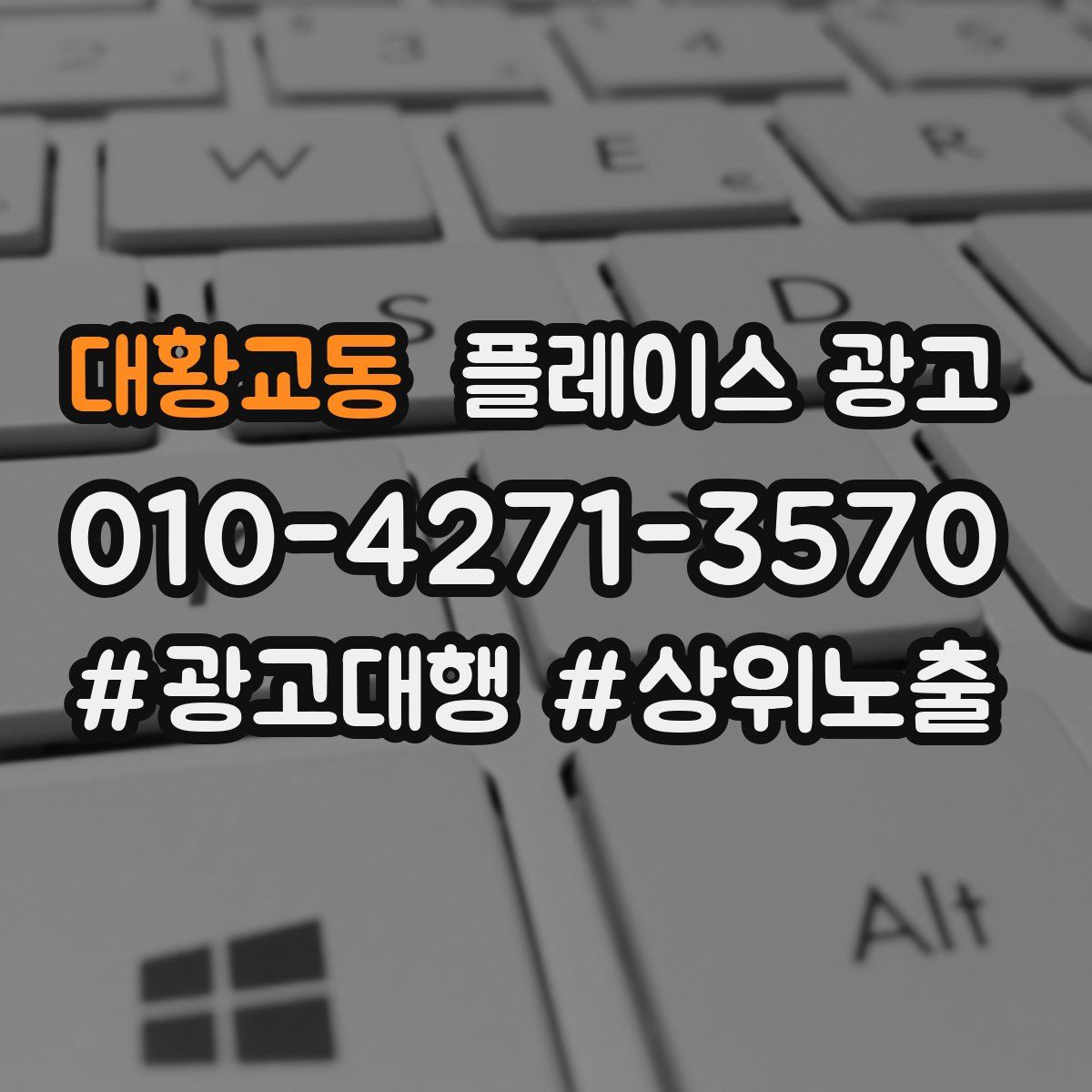 대황교동 플레이스 광고