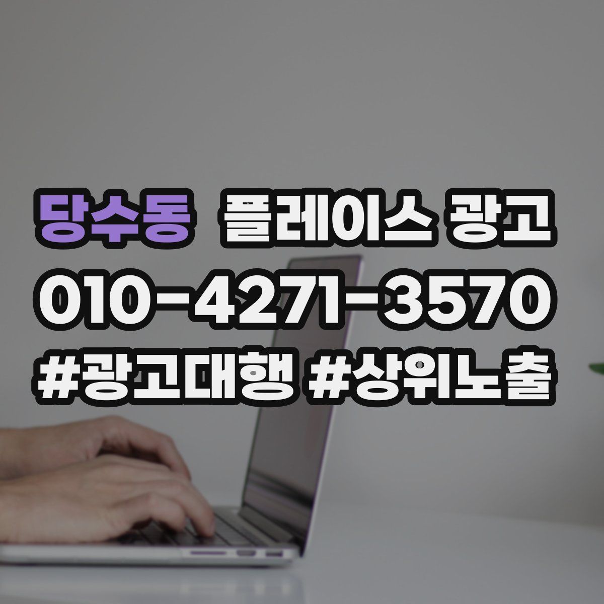 당수동 플레이스 광고