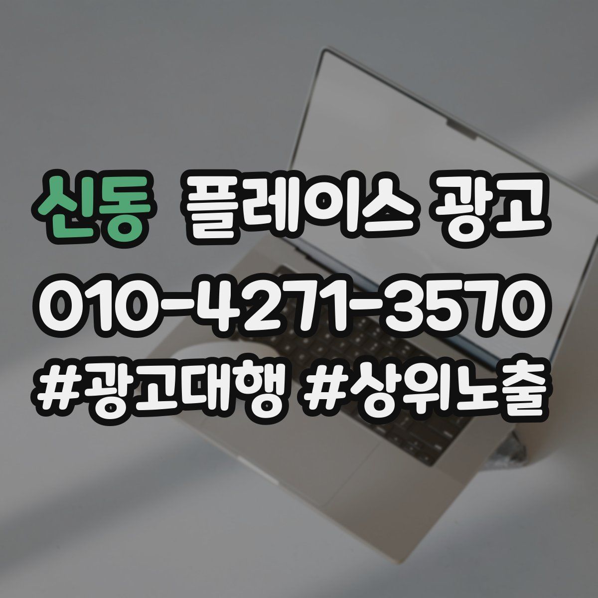 신동 플레이스 광고