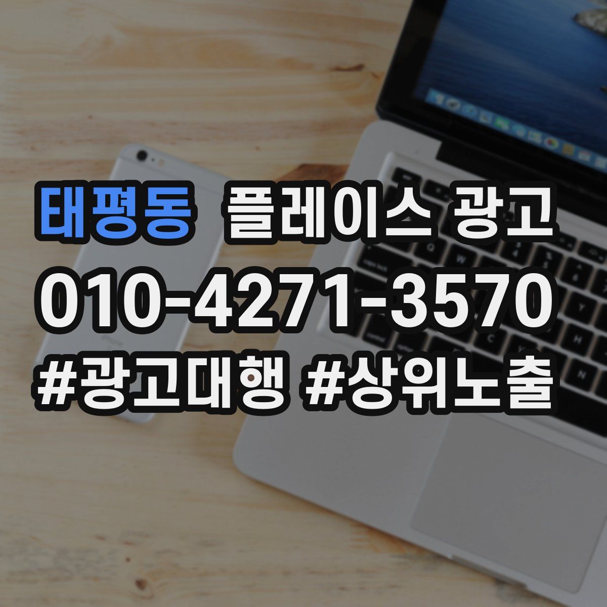 태평동 플레이스 광고