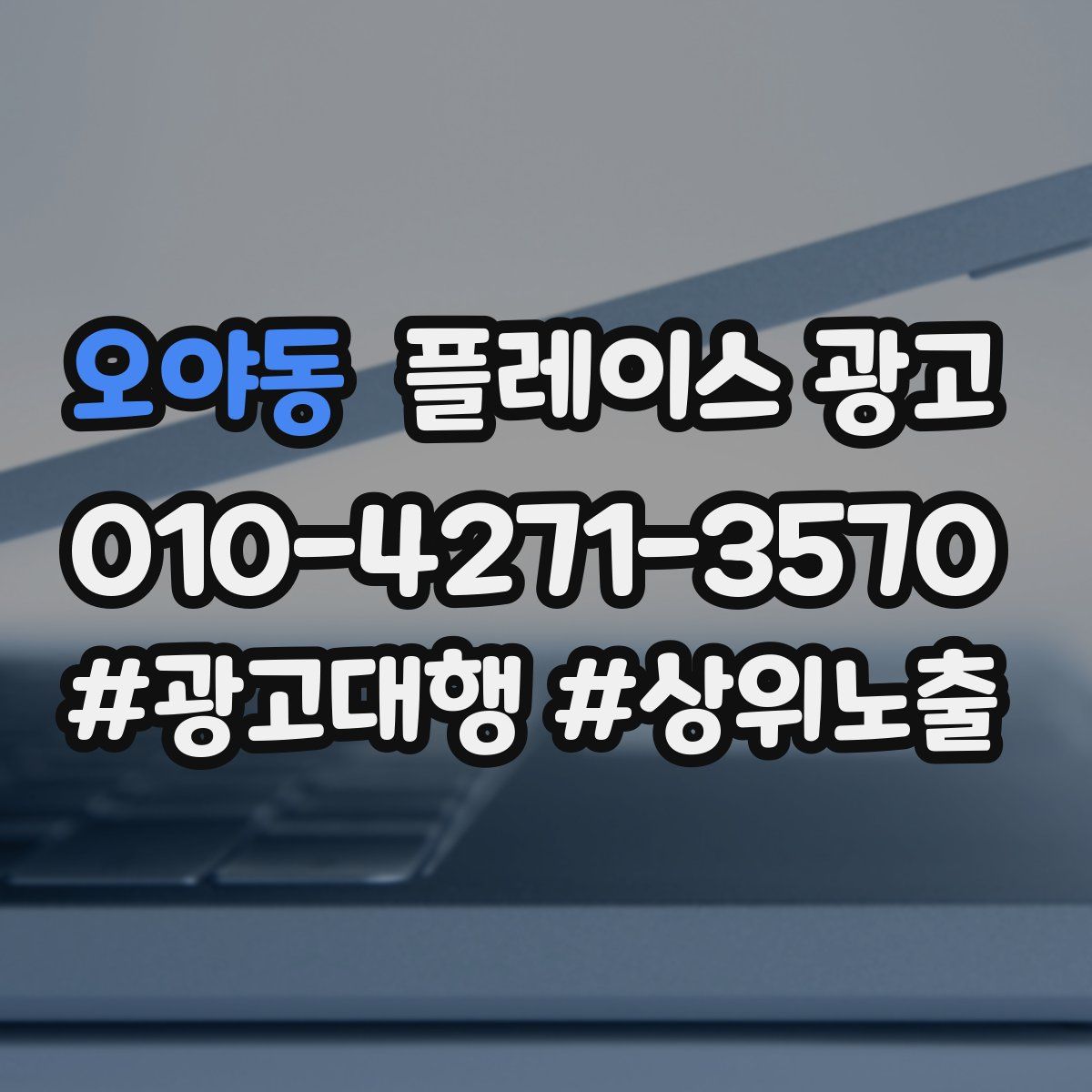 오야동 플레이스 광고