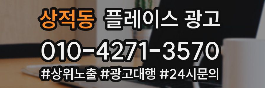 상적동 플레이스 광고